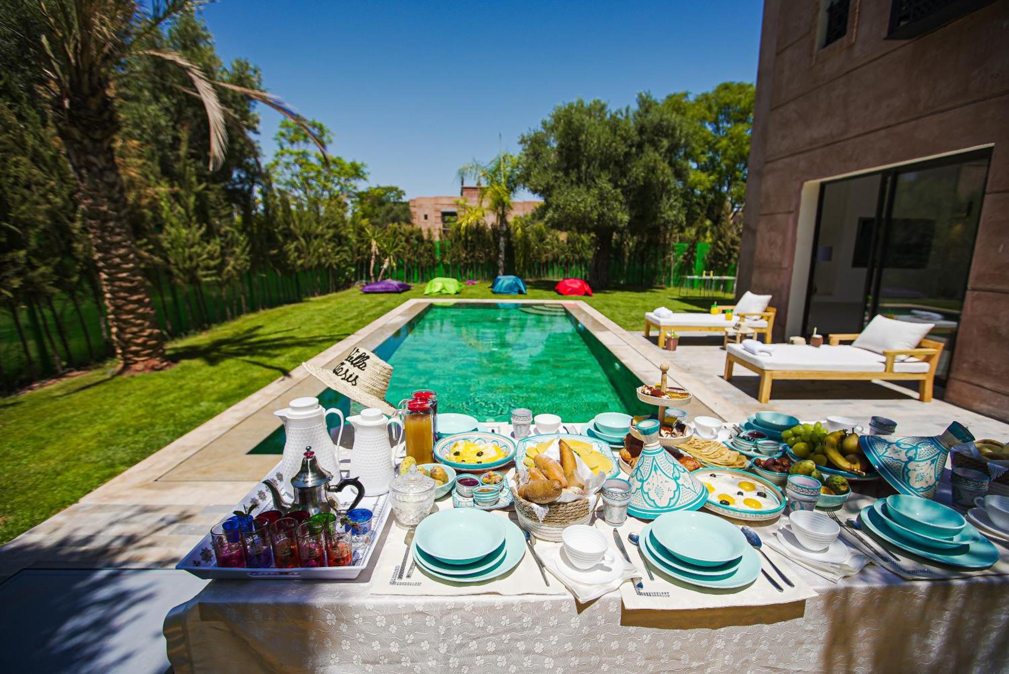 Villa Oasis Private Pool Secure Complex Marrakesh Exteriör bild