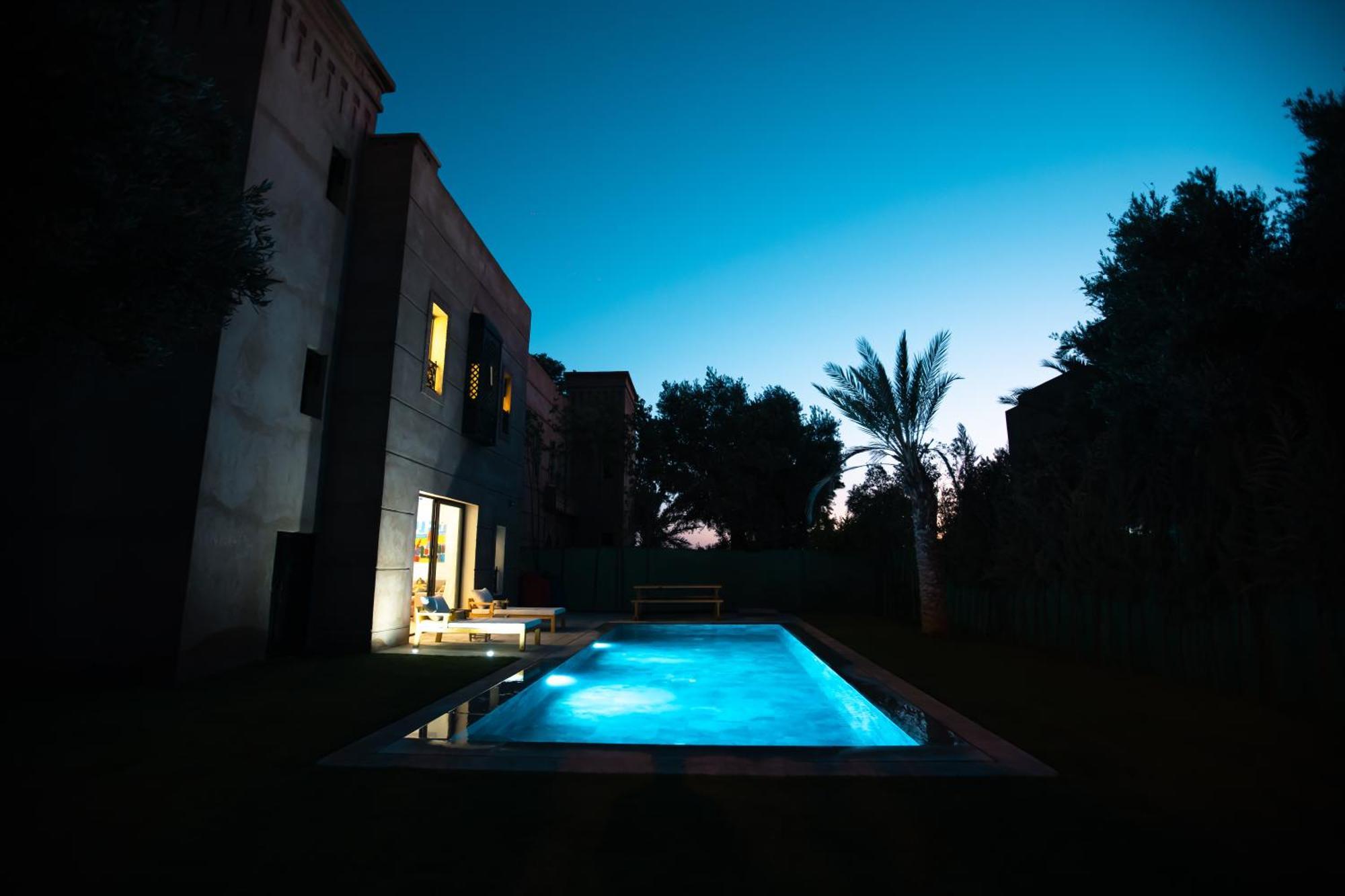 Villa Oasis Private Pool Secure Complex Marrakesh Exteriör bild